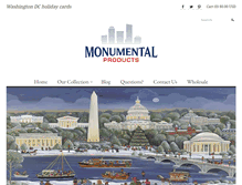 Tablet Screenshot of monumentalproducts.com
